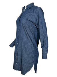 GIANGI NAPOLI WOMEN'S MARTA DENIM DRESS - DARK BLUE STONE WASH