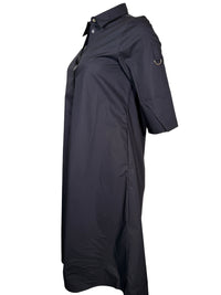 VLT'S BY VALENTINA'S SOLID DRESS - NAVY