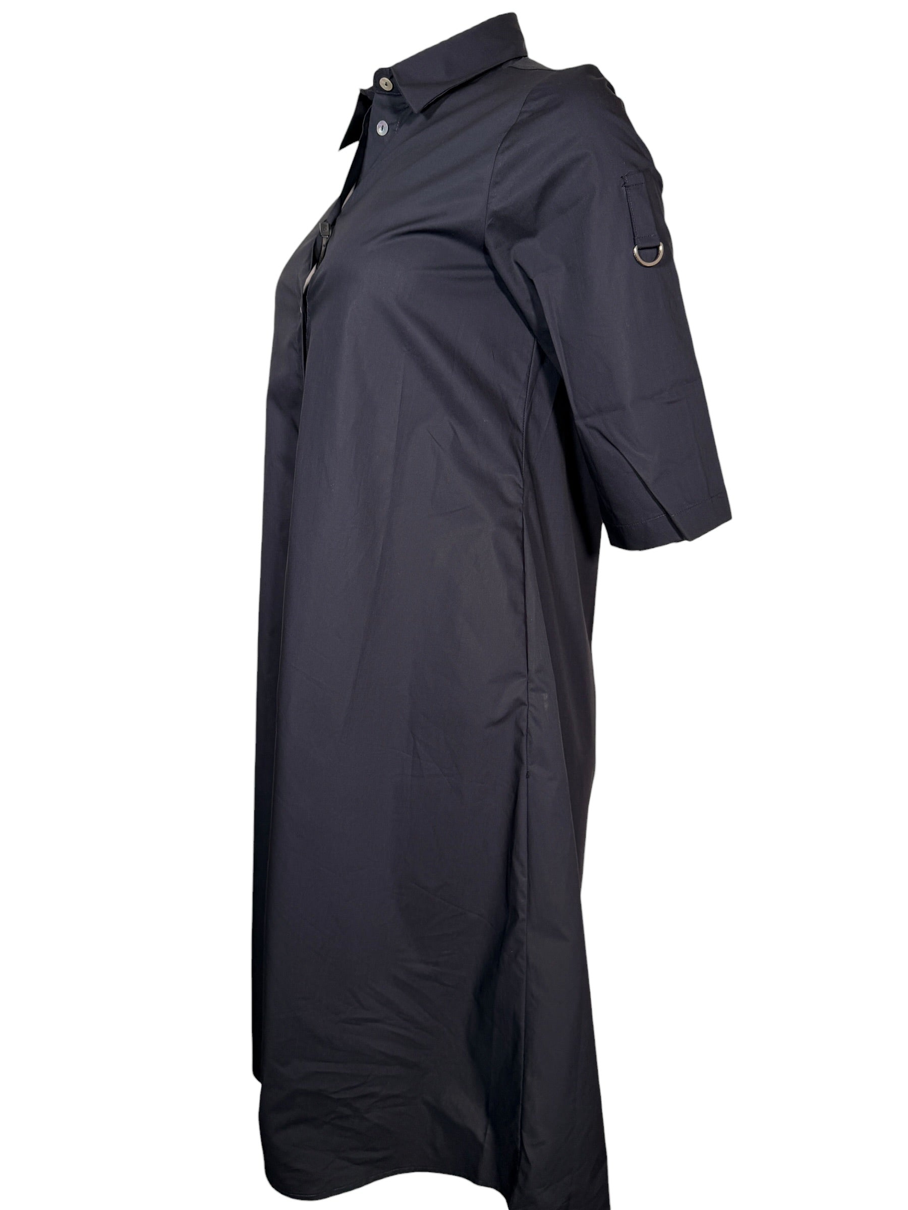 VLT'S BY VALENTINA'S SOLID DRESS - NAVY