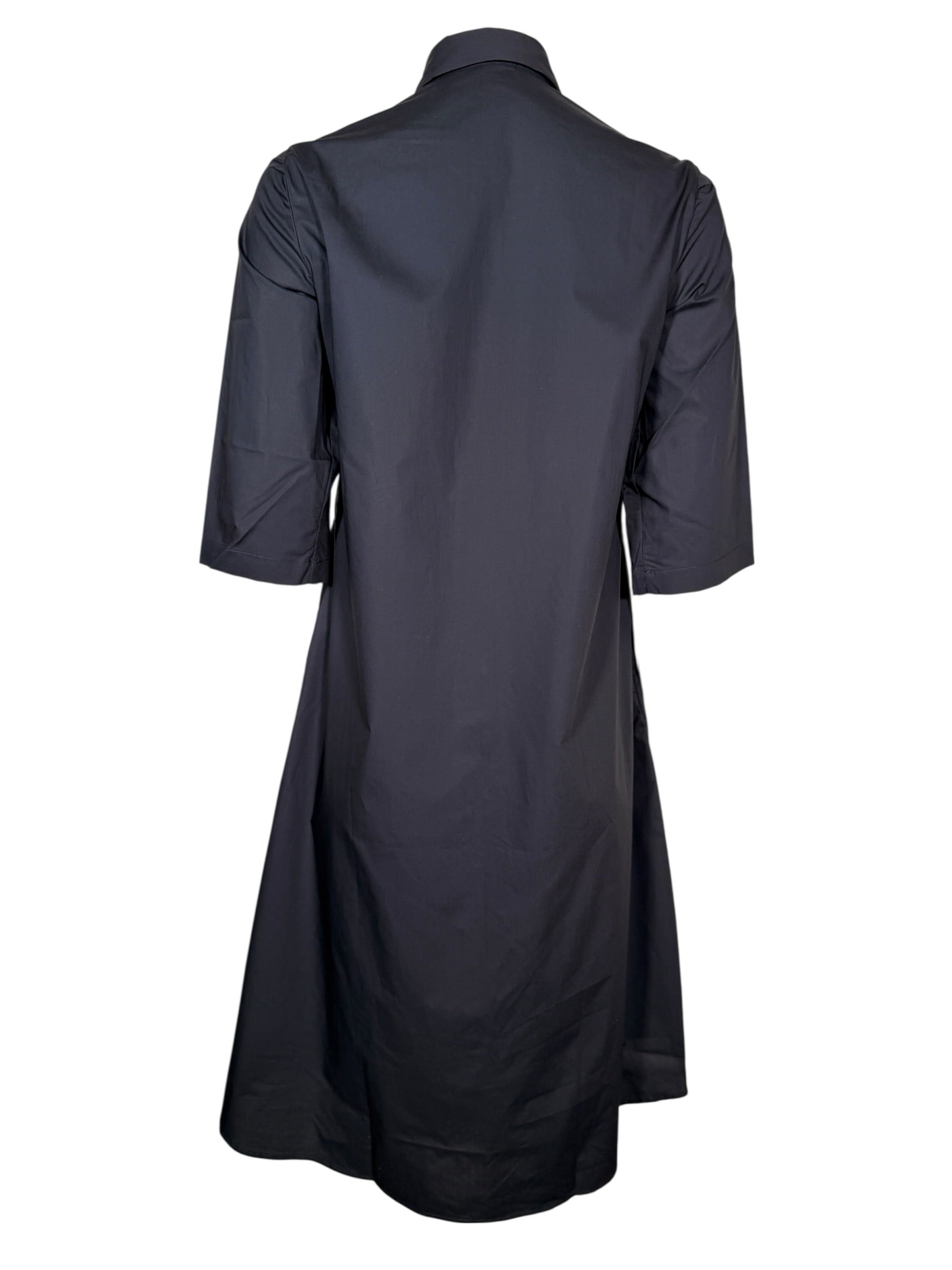 VLT'S BY VALENTINA'S SOLID DRESS - NAVY