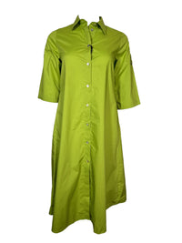 VLT'S BY VALENTINA'S SOLID DRESS - SPRING GREEN