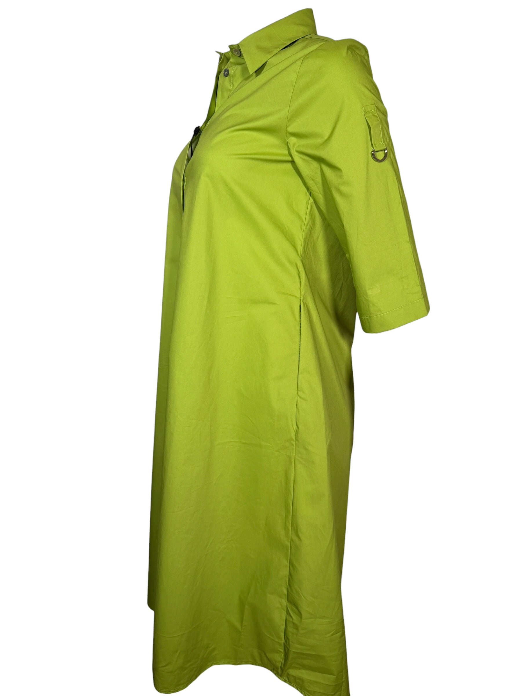 VLT'S BY VALENTINA'S SOLID DRESS - SPRING GREEN