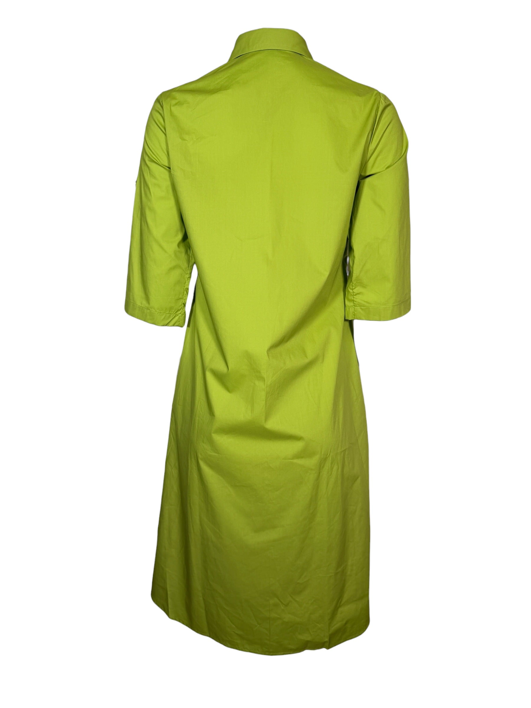 VLT'S BY VALENTINA'S SOLID DRESS - SPRING GREEN