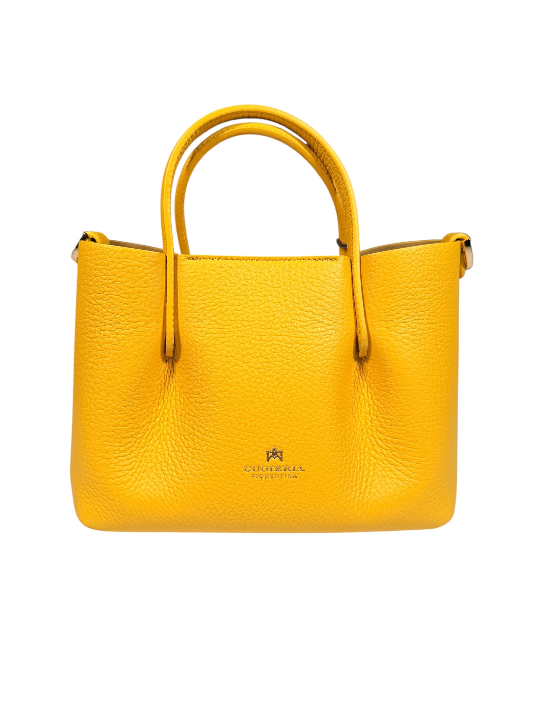 CUOIERIA FIORENTINA CANDY MINI TOTE - SUNFLOWER