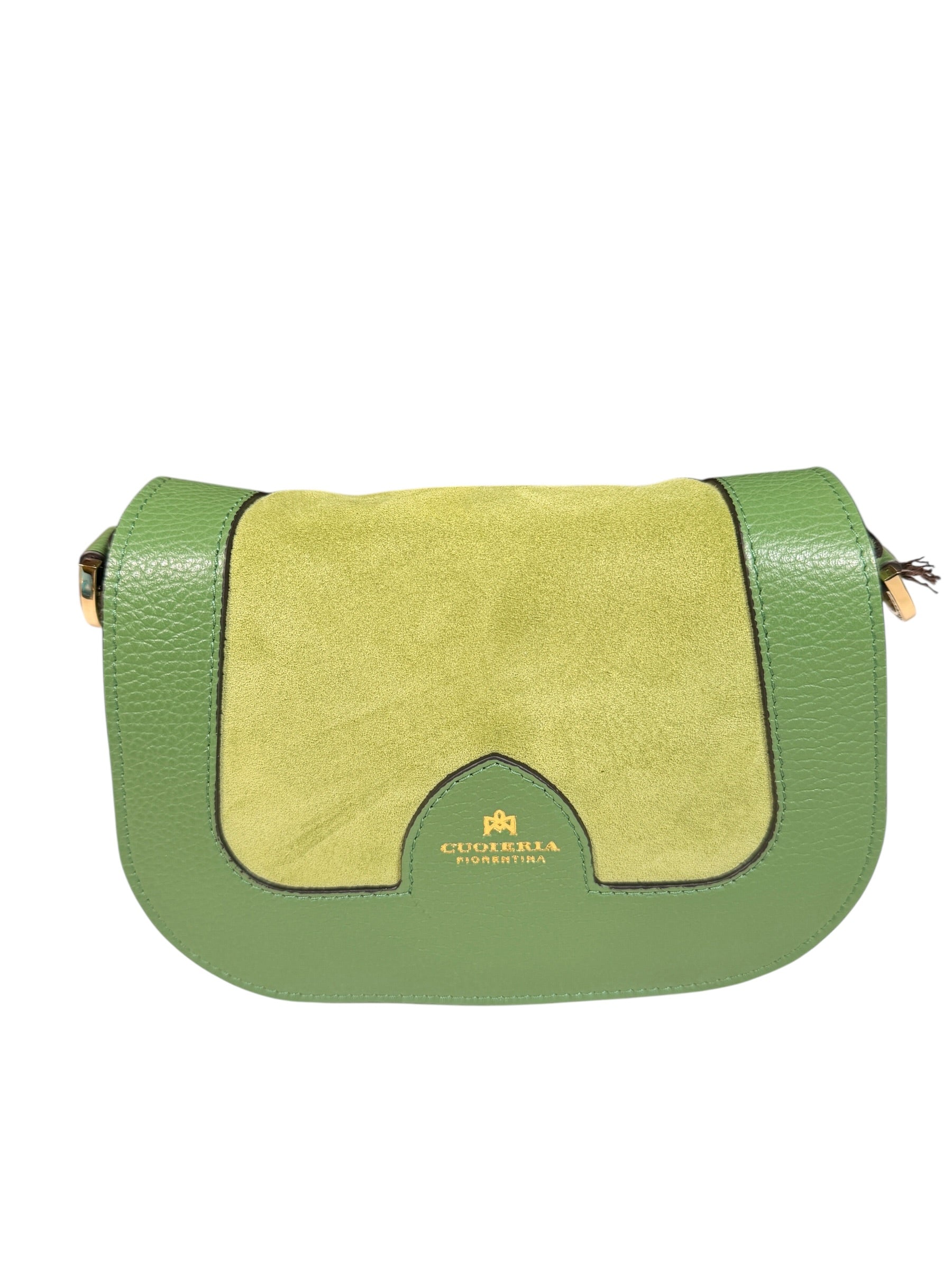 CUOIERIA FIORENTINA STELLA SMALL MESSENGER BAG - ALOE