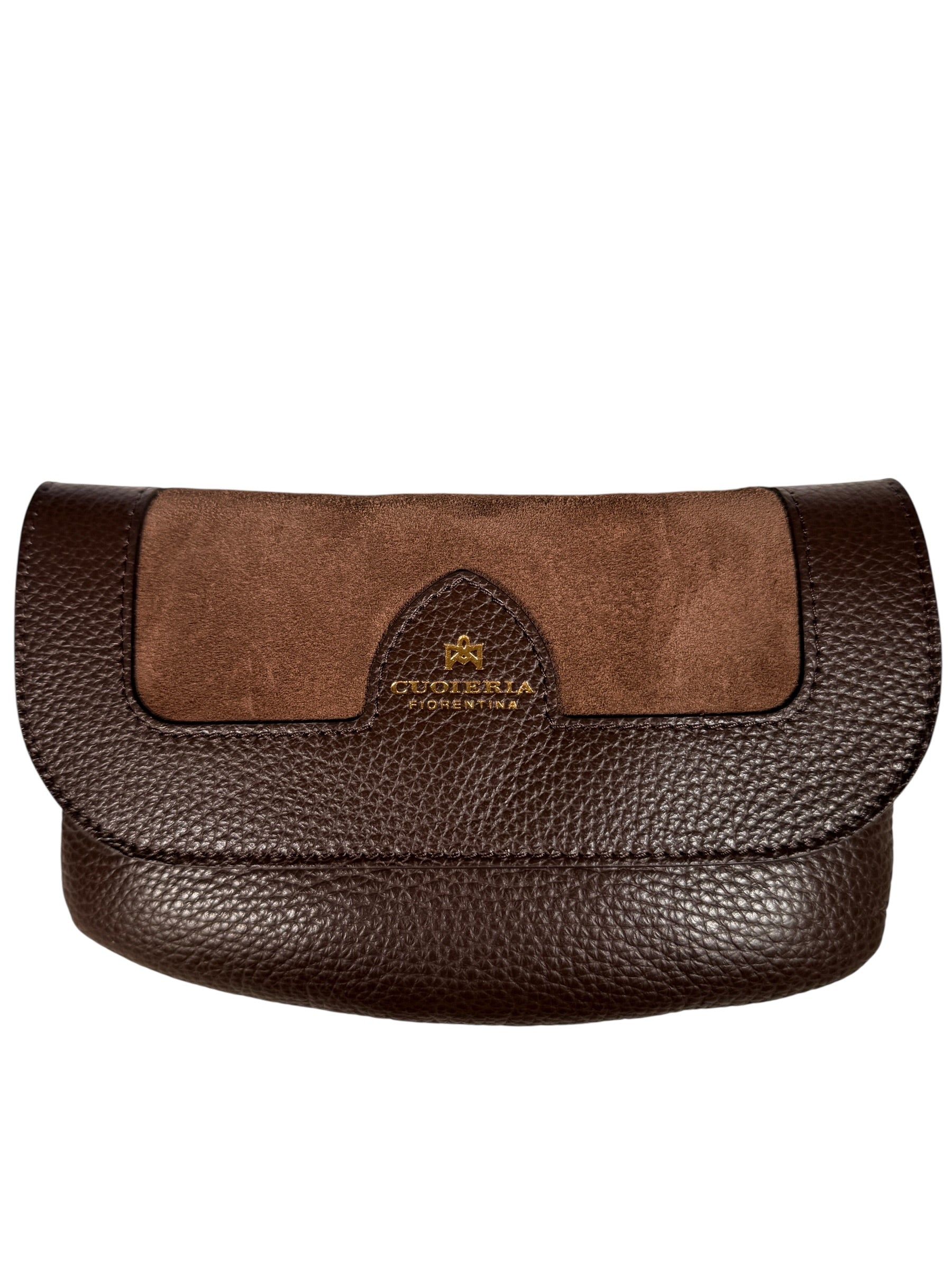 CUOIERIA FIORENTINA STELLA BELT BAG - DARK CHOCOLATE