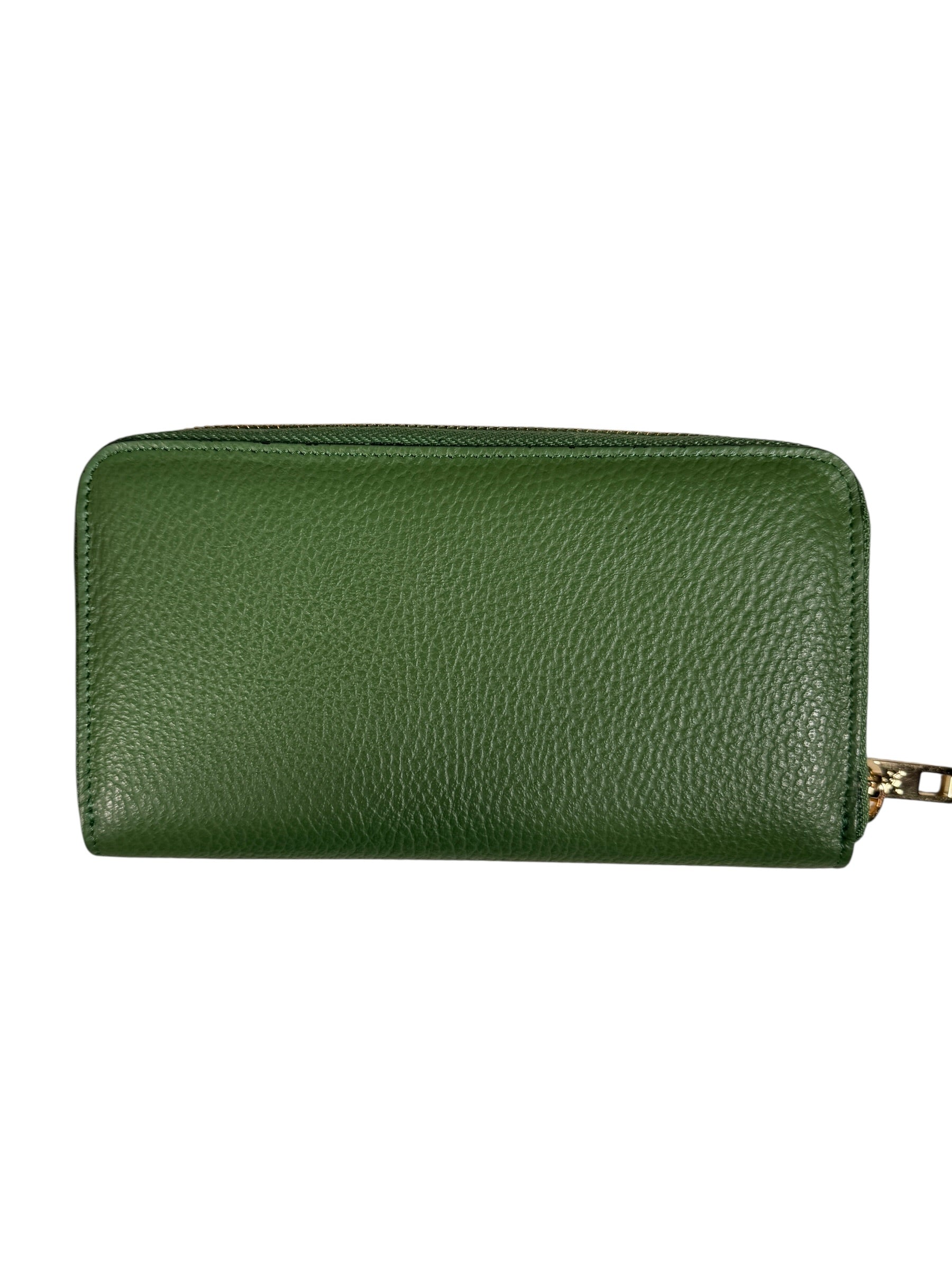 CUOIERIA FIORENTINA ZIP WALLET - ALOE