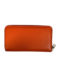CUOIERIA FIORENTINA ZIP WALLET - ORANGE