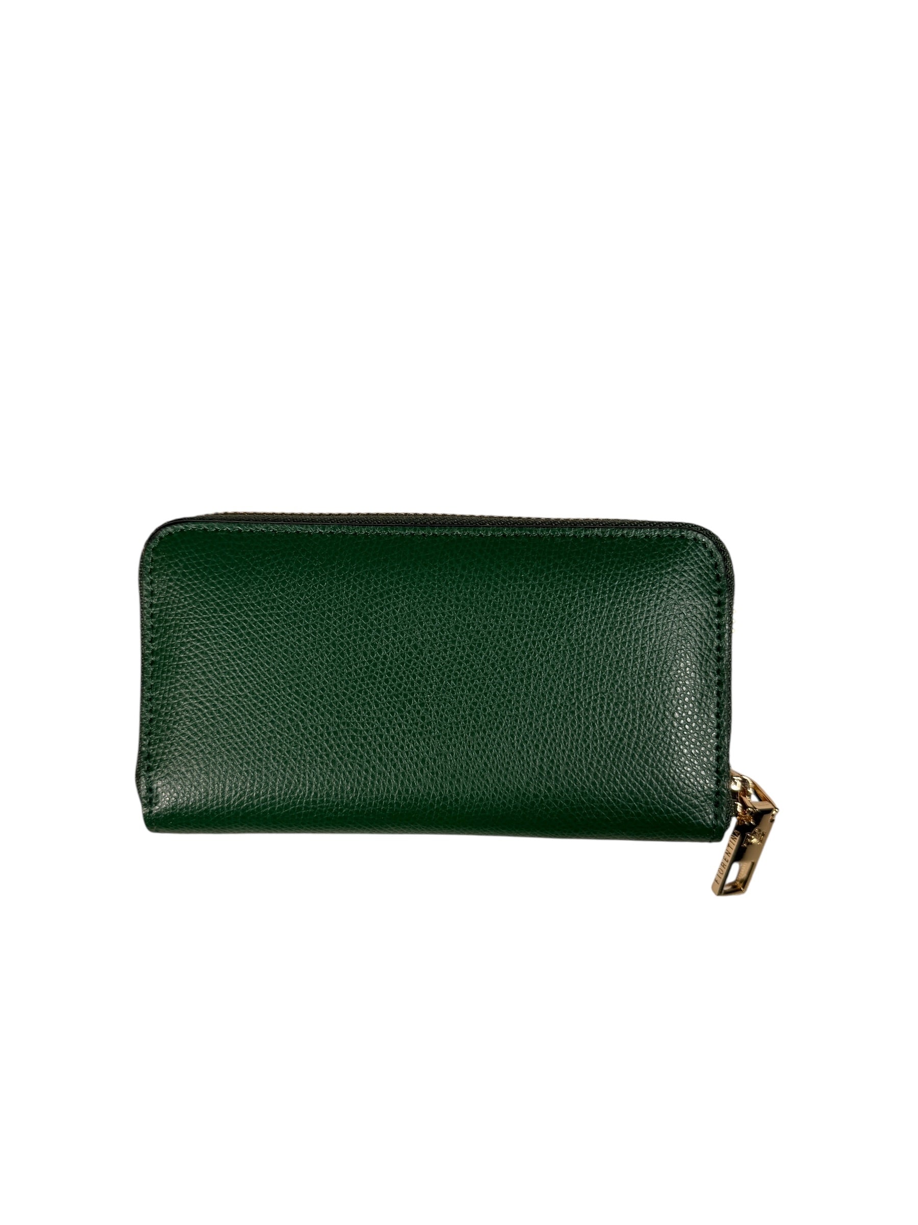 CUOIERIA FIORENTINA SMALL ZIP WALLET - ALOE