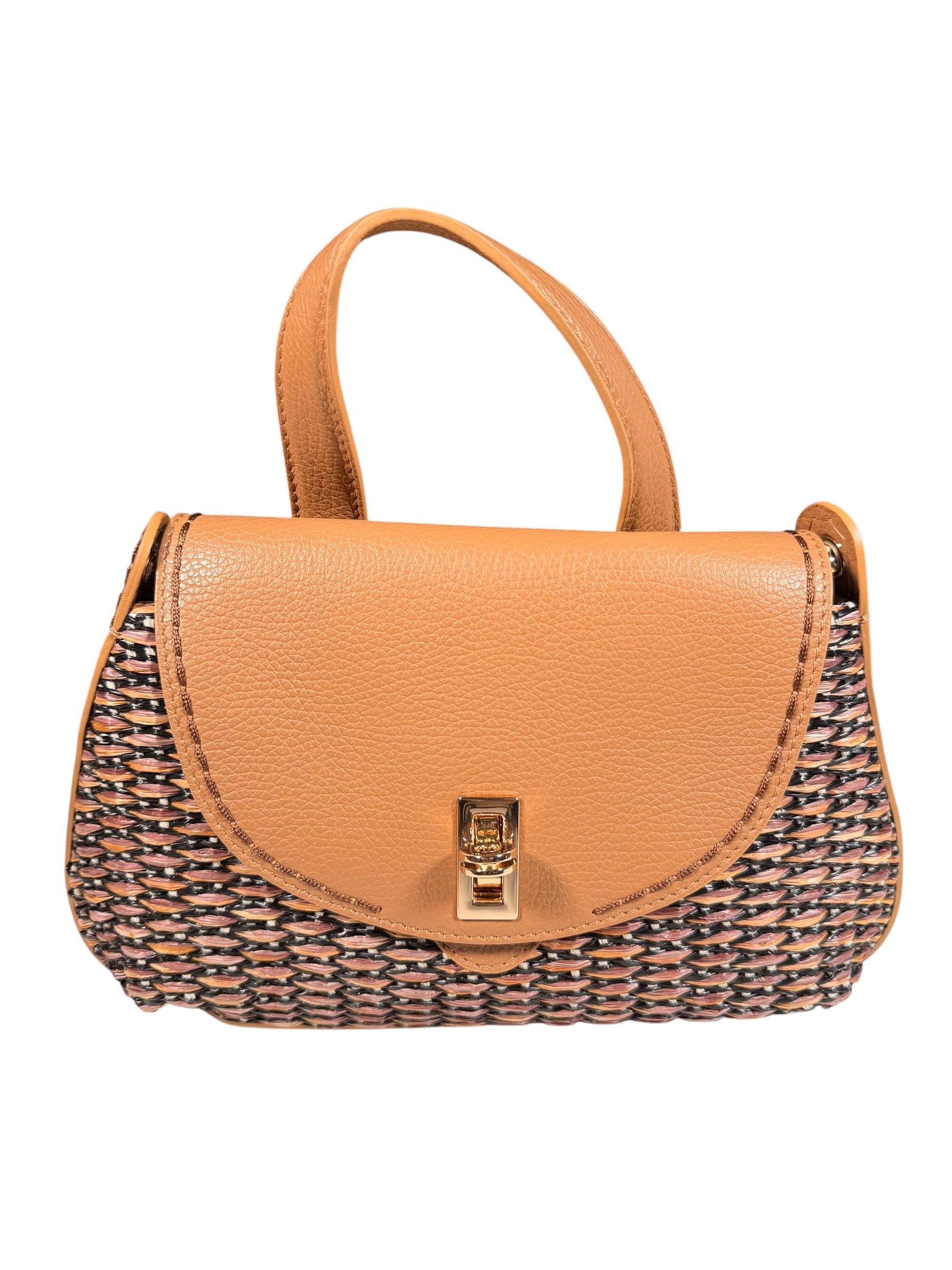 VISONA CRUISE RAFFIA BAG - QUERCIA