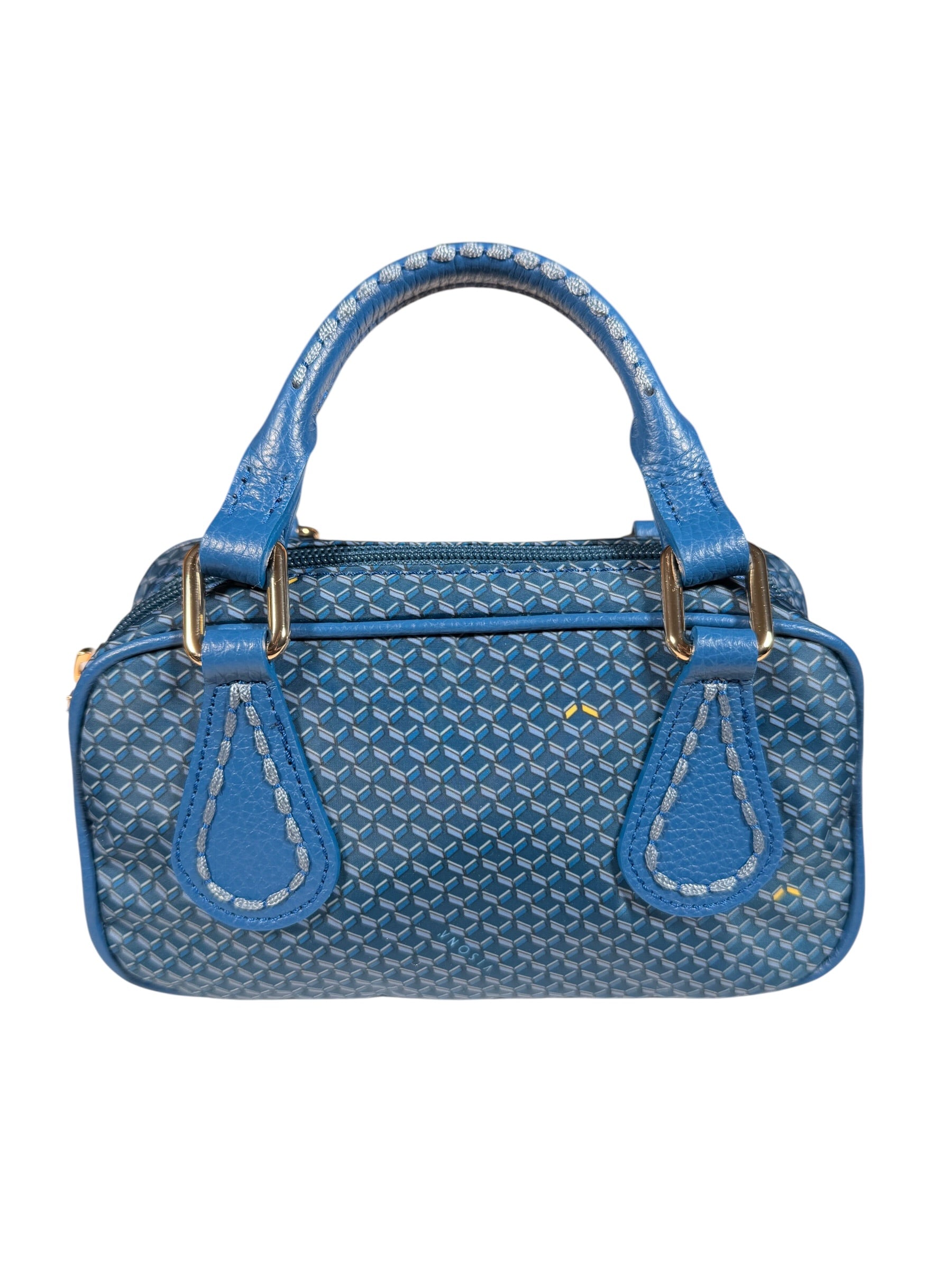 VISONA CHANTAL NYLON CROSSBODY BAG - SKY