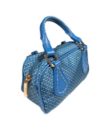 VISONA CHANTAL NYLON CROSSBODY BAG - SKY