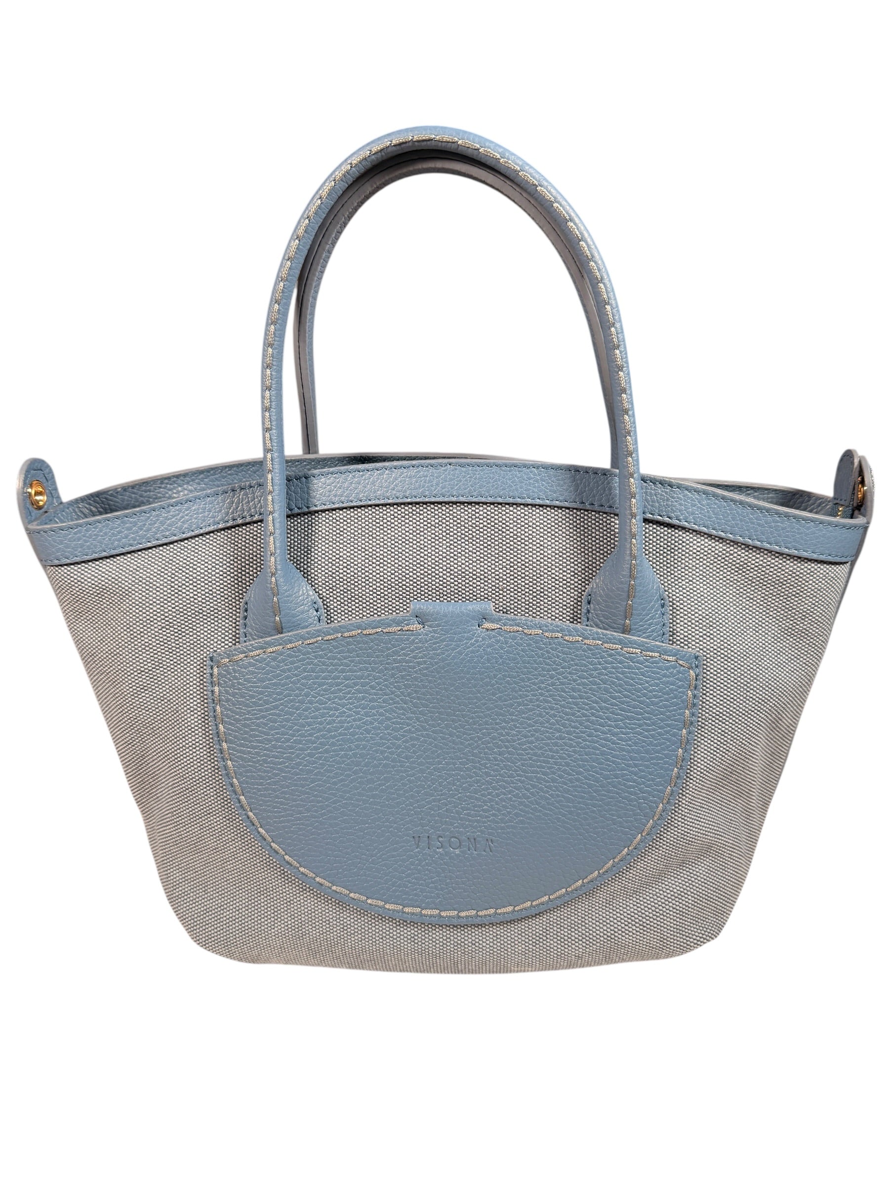 VISONA HAMPTON CANVAS BAG - JEANS