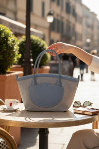 VISONA HAMPTON CANVAS BAG - JEANS
