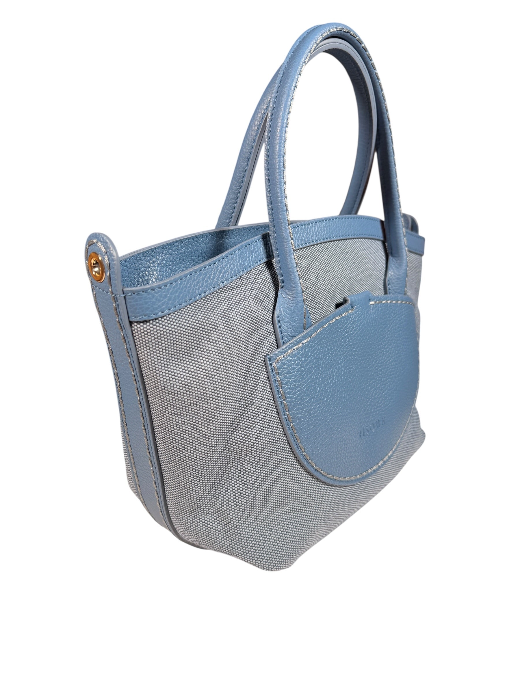VISONA HAMPTON CANVAS BAG - JEANS