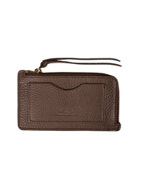 VISONA ZIPPED CARD CASE WALLET - CORTECCIA