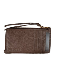 VISONA ZIPPED CARD CASE WALLET - CORTECCIA