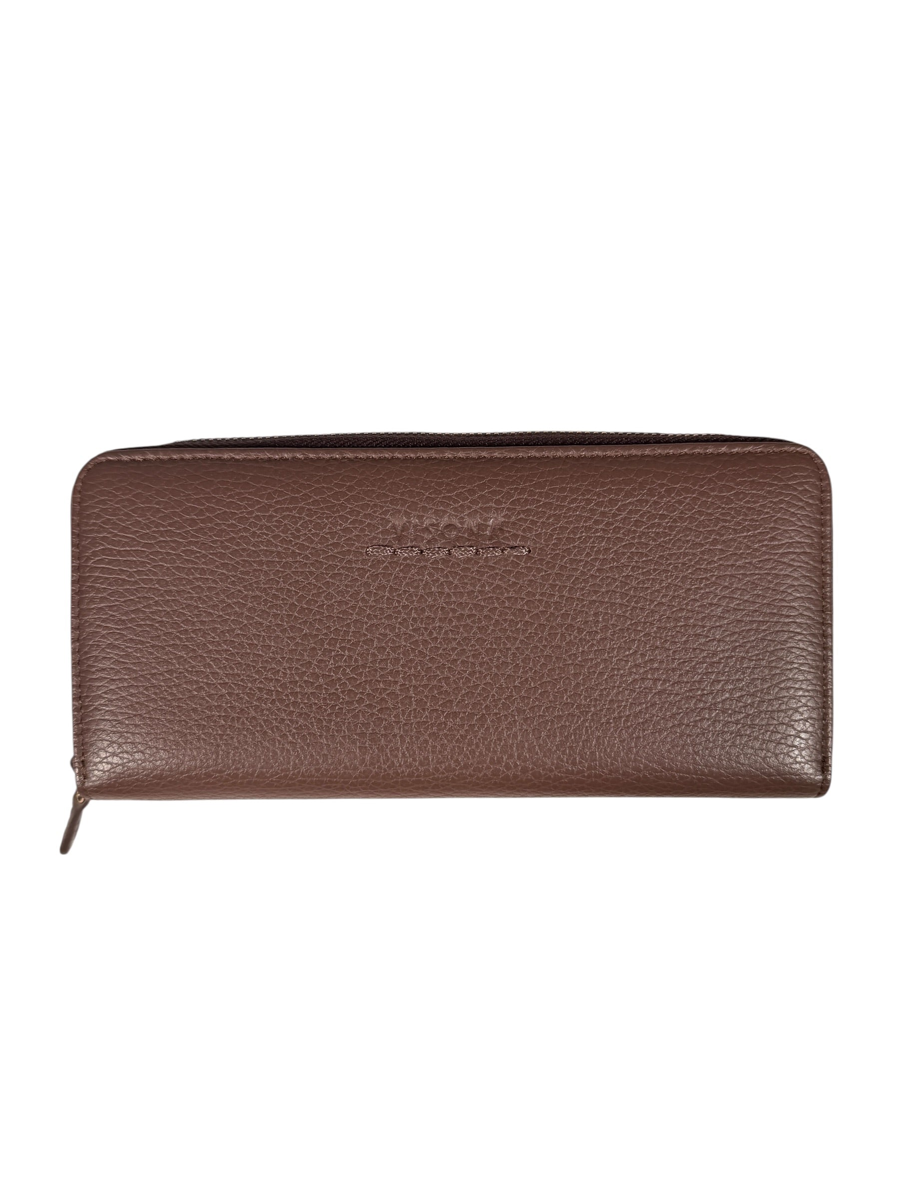 VISONA ZIP AROUND WALLET - CORTECCIA