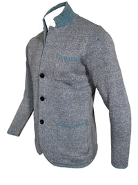 MAURIZIO BALDASSARI VANISE KNIT JACKET - AIR BLUE
