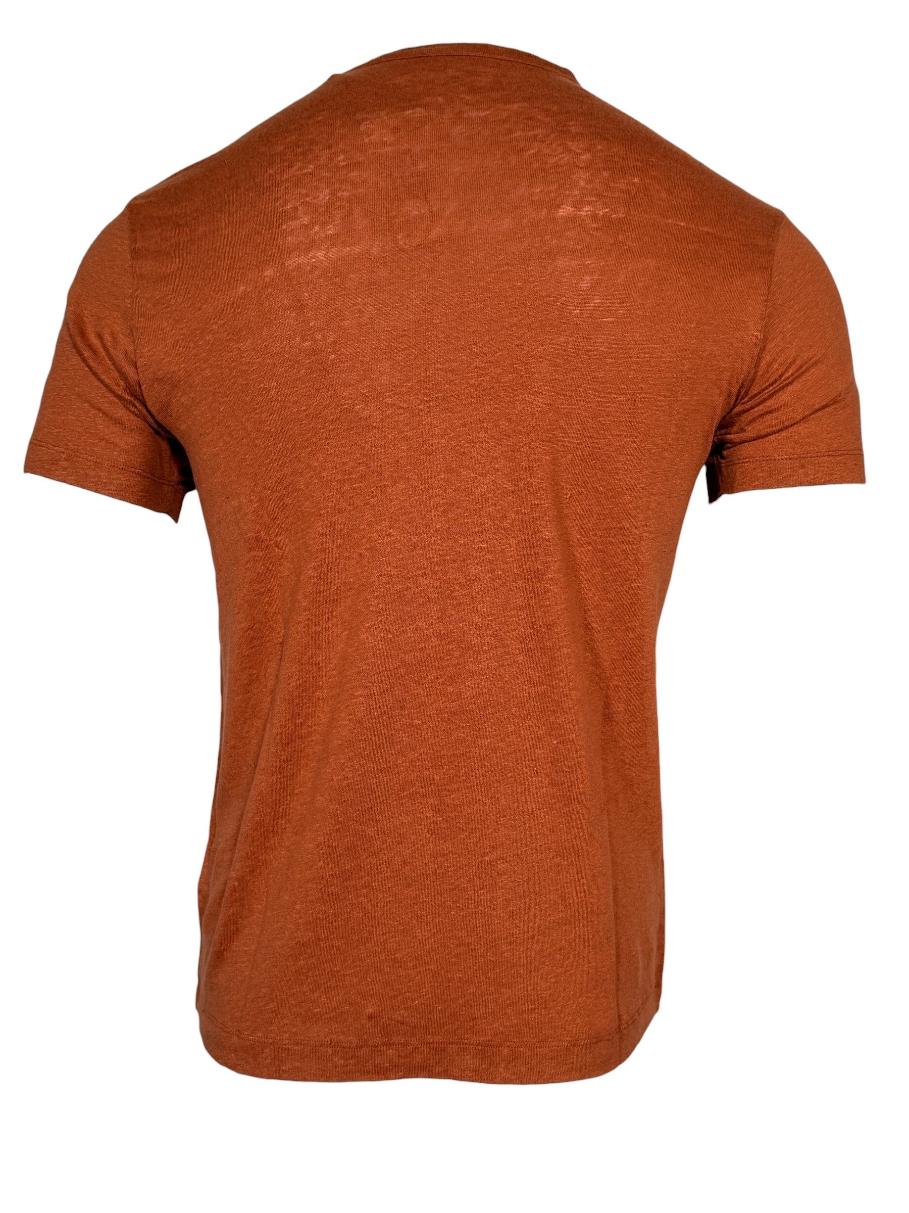 HARTFORD MEN'S LINEN CREW SHORT SLEEVE SHIRT - COPPER