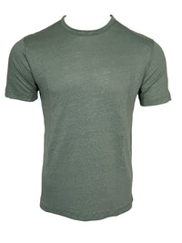 HARTFORD MEN'S LINEN CREW SHORT SLEEVE SHIRT - CACTUS