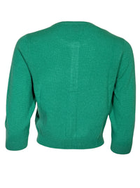 REPEAT CASHMERE CARDIGAN - GREEN