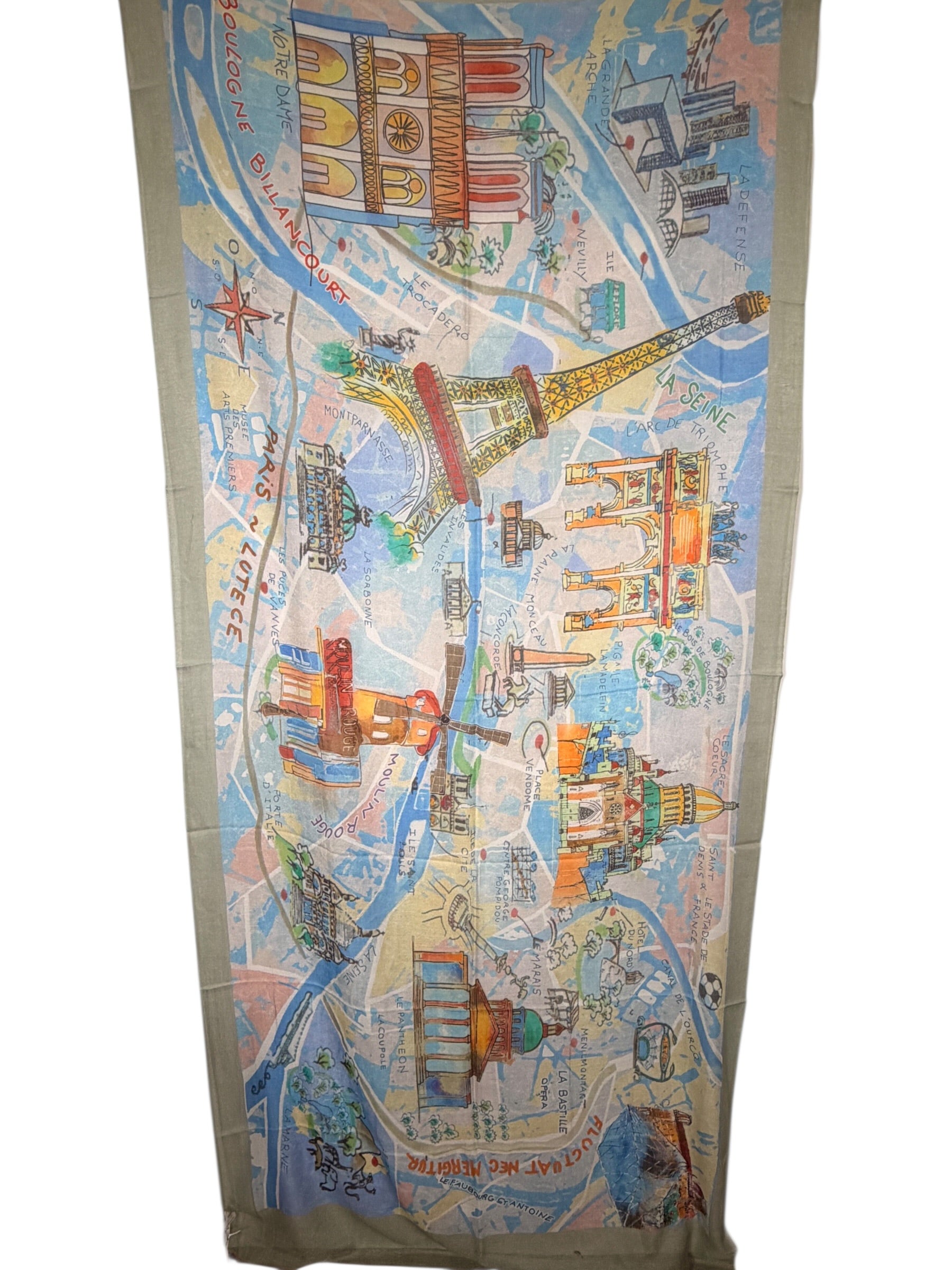 19ANDREA'S47 CASHMERE & SILK SCARF - PARIGI