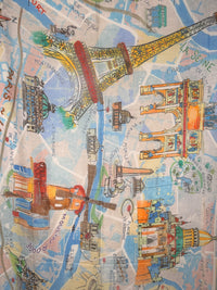 19ANDREA'S47 CASHMERE & SILK SCARF - PARIGI