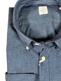 GMF 965 MEN'S DENIM SPORT SHIRT - DARK BLUE WASH