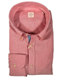 GMF 965 MEN'S COTTON SPORT SHIRT - RED SUMMER OXFORD