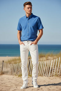 PT TORINO MEN'S 5-POCKET PANT - WOOL WHITE