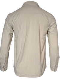 GEORG ROTH MEN'S STRETCH CORDUROY SHIRT JACKET - EGGSHELL