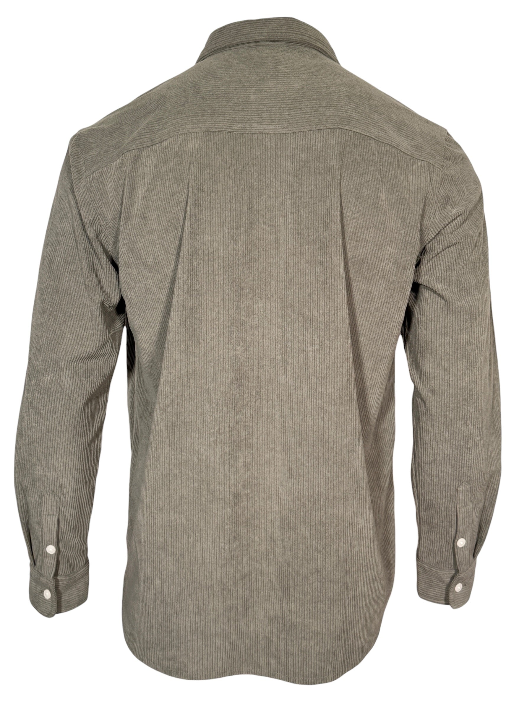 GEORG ROTH MEN'S STRETCH CORDUROY SHIRT JACKET - GREY