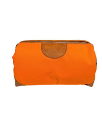 CALABRESE 1924 HINGE TOP BEAUTY CASE - ORANGE
