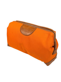CALABRESE 1924 HINGE TOP BEAUTY CASE - ORANGE