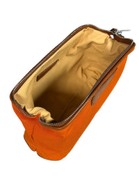 CALABRESE 1924 HINGE TOP BEAUTY CASE - ORANGE