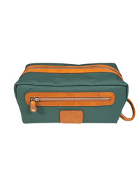 CALABRESE 1924 TOILETRY BAG - BOTTLE GREEN