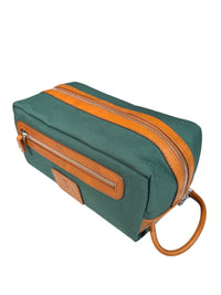 CALABRESE 1924 TOILETRY BAG - BOTTLE GREEN