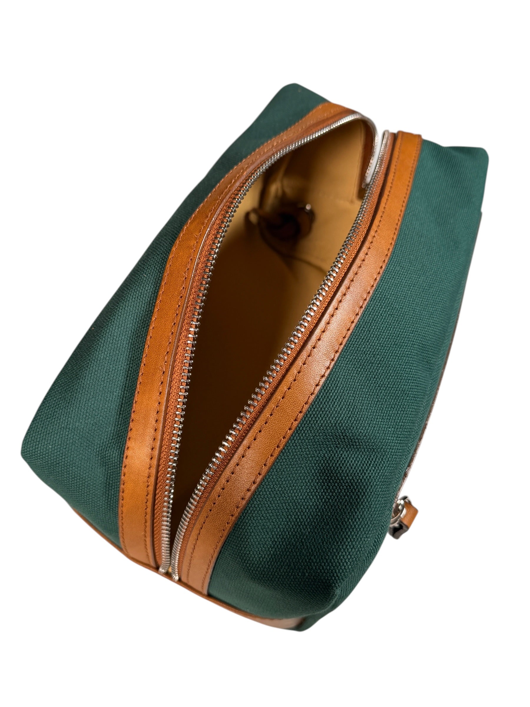 CALABRESE 1924 TOILETRY BAG - BOTTLE GREEN