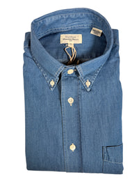 HARTFORD MEN'S CASUAL DENIM SHIRT - INDIGO