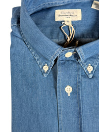 HARTFORD MEN'S CASUAL DENIM SHIRT - INDIGO