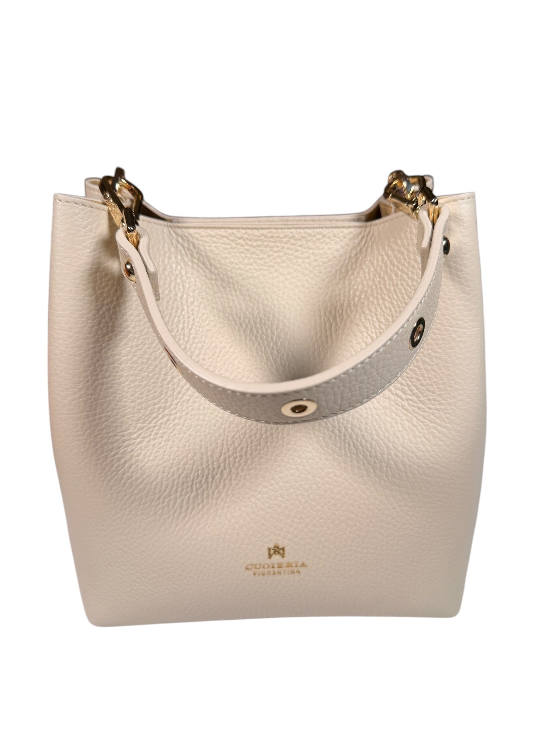 CUOIERIA FIORENTINA CANDY SMALL BUCKET BAG - PROSECCO
