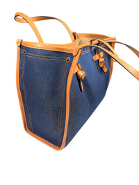 GIANNI CHIARINI DENIM TOTE - BLUE