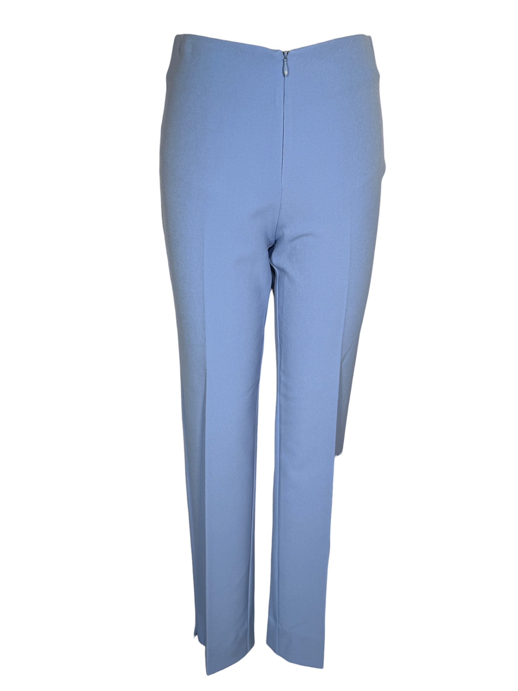 ESTELLE AND FINN FRONT ZIP ANKLE PANT - CORNFLOWER BLUE