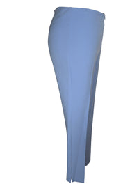 ESTELLE AND FINN FRONT ZIP ANKLE PANT - CORNFLOWER BLUE