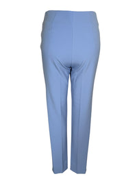 ESTELLE AND FINN FRONT ZIP ANKLE PANT - CORNFLOWER BLUE