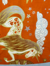 CALABRESE 1924 CASHMERE BLEND SCARF - ORANGE PEGASUS