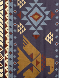 CALABRESE 1924 CASHMERE BLEND SCARF - BLUE EAGLE