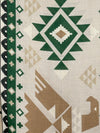 CALABRESE 1924 CASHMERE BLEND SCARF - GREEN EAGLE