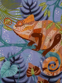 CALABRESE 1924 DOUBLE FACE WOOL SCARF - BLUE CHAMELEON